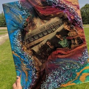 Led Zeppelin canvas painting